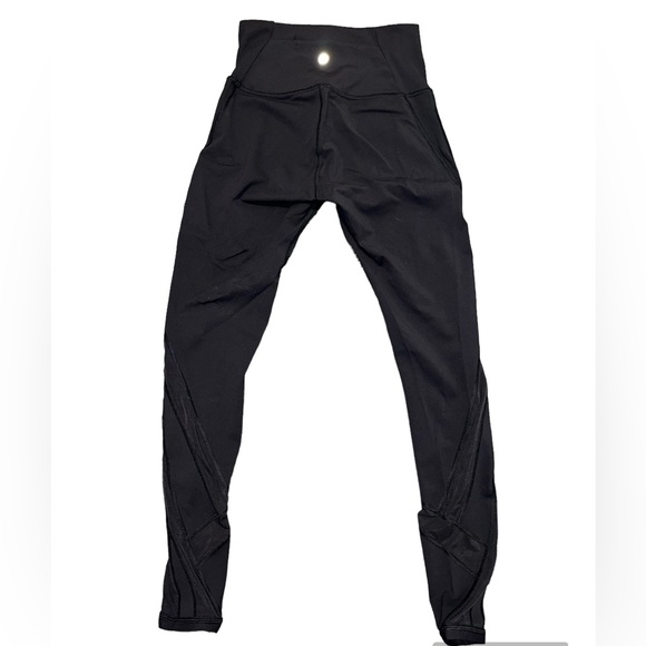 Lululemon Mesh Leggings - Size 6 - Brand new athletic high waist tummy control - Picture 2 of 6